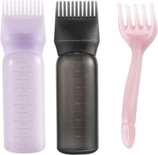 Hair Applicator Bottle, Root Comb Applicator Bottle 6 Ounce, Hair Oil Applicator