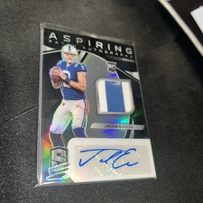 Jacob Eason 2020 Spectra Aspiring Patch Autographs 14/65 Rookie Auto SP