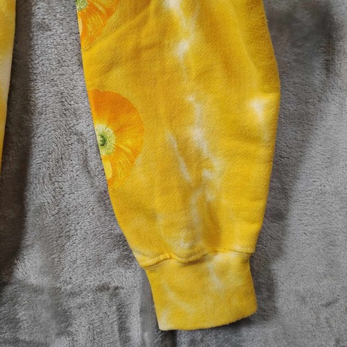 Urban Outfitters National Geographic Golden Yellow Tie-dye Sweatshirt Sz Small - Picture 10 of 11