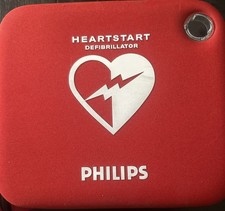 Philips HeartStart AED Defibrillator   Fully Functional   Case  Pads Included