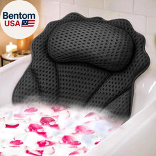 Bath Pillow Ergonomic Luxury Bathtub Pillow with Head,Neck, Shoulder and Back S