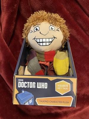 BBC Dr Who 4th Dr Talking 9  Retired Character Plush New In Box