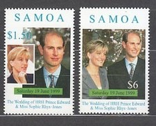 Samoa - Courrier Yvert 884/5 ** Mnh Personnage