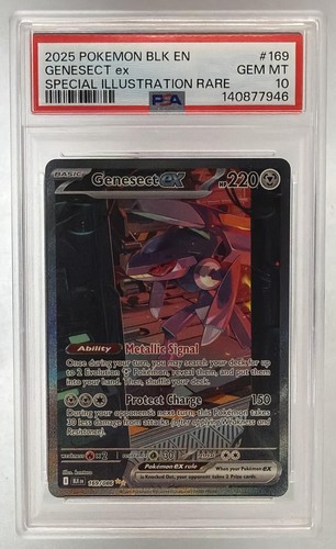 Genesect ex graded PSA 10 for sale on eBay
