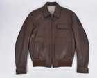 Rifugio Napoli lamb leather jacket lined EU 50 US 40 Contemporary fit brown