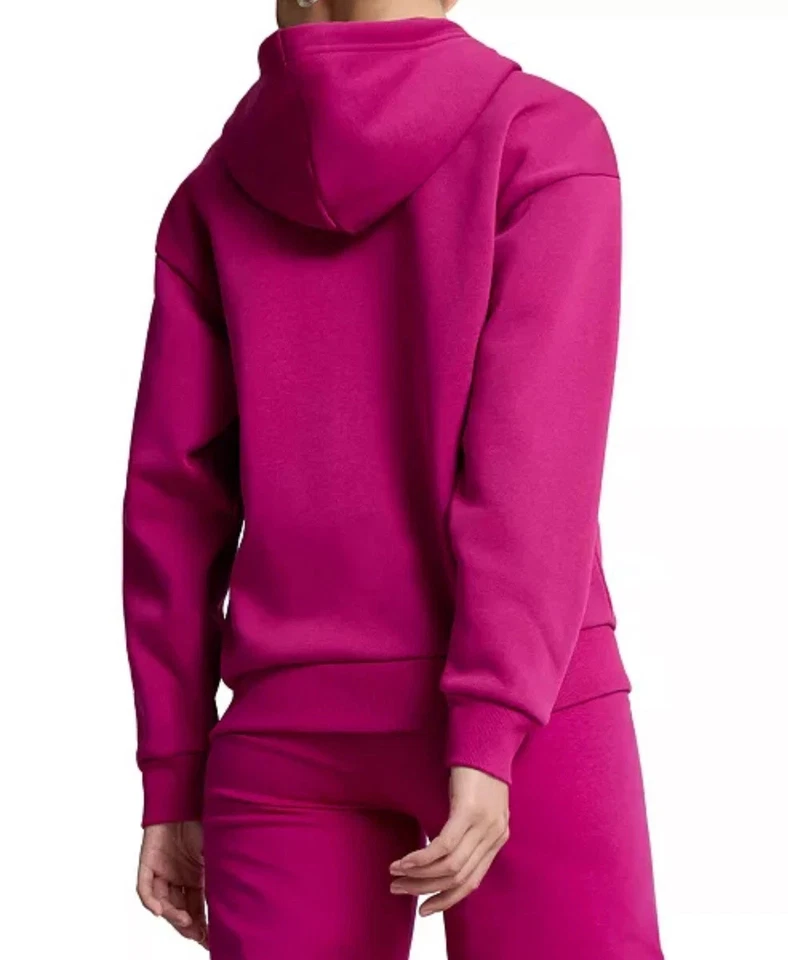 Puma Women's Cotton Essential Floral Vibes Hoodie - Pink - Image 2 of 3