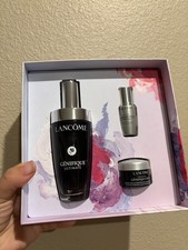 LANCOME 3 Pc Gift Boxed Set GENIFIQUE Ultimate Serum/YEUX Creme/YEUX CILS NEW