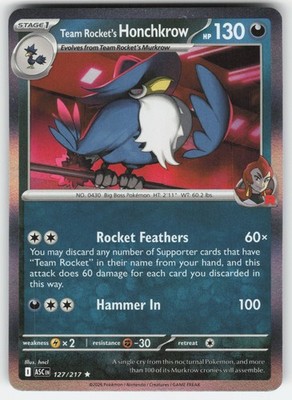 Team Rocket's Honchkrow Ascended Heroes 127/217