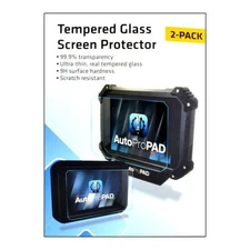 AutoProPAD LITE Tempered Glass Screen Protector 2 Pack