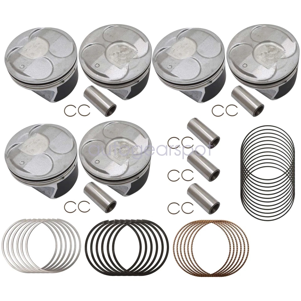 3.6L STD Pistons & Ring Kit Fit For 2009-2017 Buick Enclave Allure LaCrosse NEW - Image 3 of 4