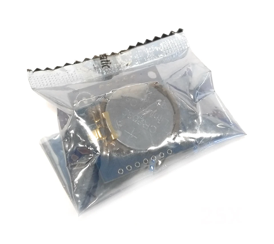 Lot of 50 NEW Arduino Tiny RTC I2C Real Time Clock Module w/ Battery DS1307 - Image 2 of 3