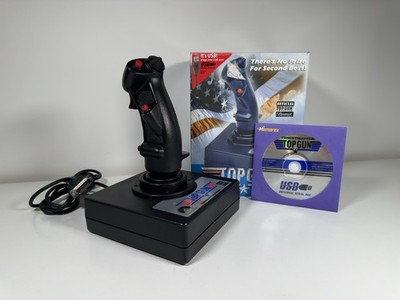 Vintage THRUSTMASTER Paramount Top Gun Flight Controller Joystick - Minty Cnd