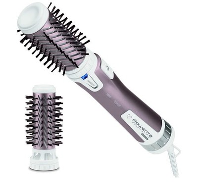 Rowenta Brush Activ Premium Care Rotierende Warmluftbürste, Naturborsten Für Glä