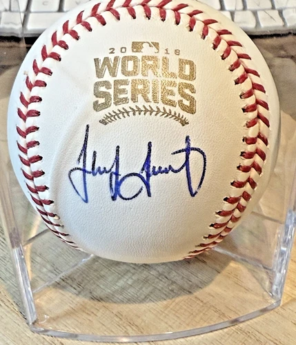 Jake Arrieta Signed 2016 World Series Rawlings OMLB Baseball Chicago Cubs (JSA)
