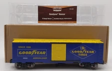 Menards 279-3837 O Gauge Goodyear Tires Boxcar (Blue) #35222 EX/Box