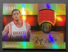 2015-16 Panini Gold Standard Marks of Gold /99 KJ McDaniels #34 Auto