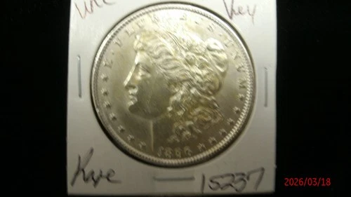 1896-P UNC. Morgan Silver Dollar #5237