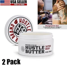 New Hustle Butter Tattoo Aftercare 5oz Tattoo Balm Heals and Protects Tattoos