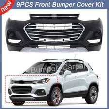 US Front Bumper Cover Kit Grille Complete Fit For Chevy Trax 2017 2018 2019 2020