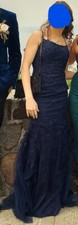 Prom Dress from PromGirl - Size 4 - Color Dark Blue.