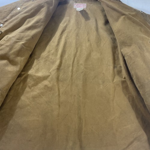 Vintage Filson 63 Men's XL Waxed Jacket Double Tin Cloth Logger Cruiser Worn - Picture 17 of 21