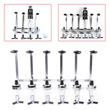 6 Bottle Liquor Dispenser Alcohol Drink Bar Beverage Whiskey Shot Stand US
