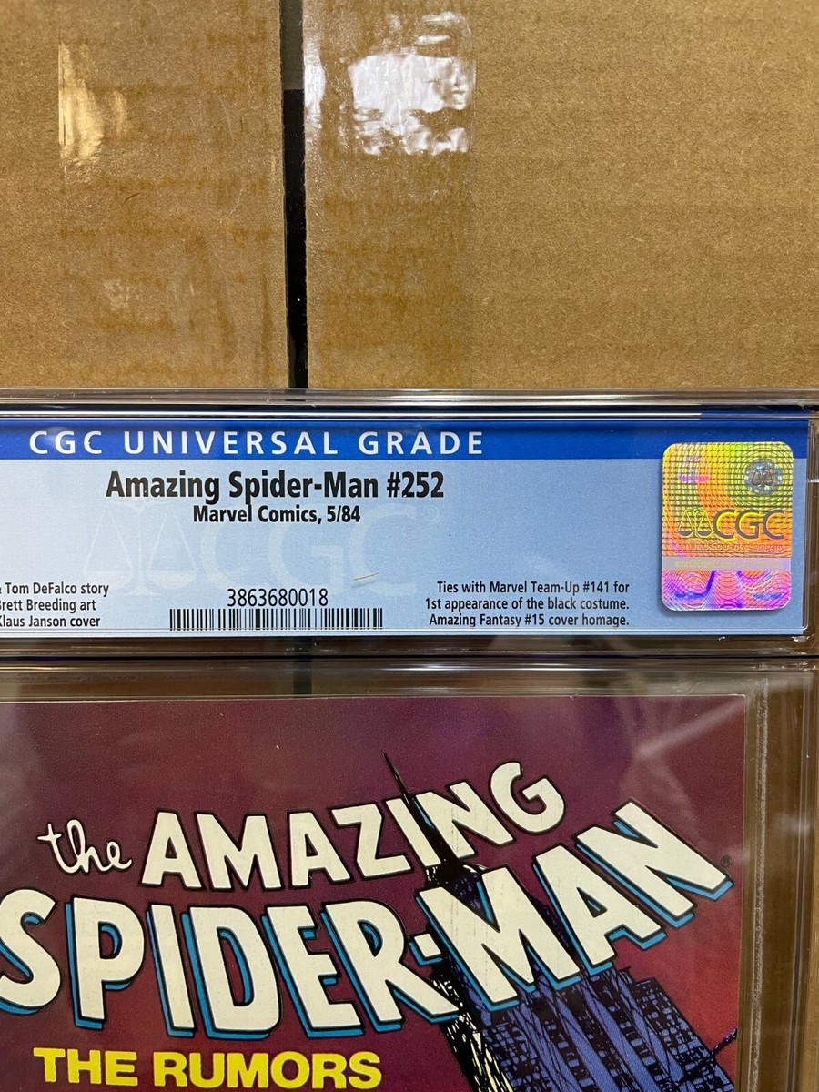 Amazing Spider-Man #252 Marvel Comics May 1984 CGC 9.8 Near Mint +