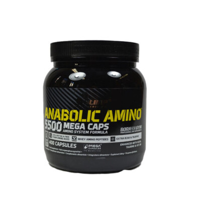 Olimp Amino 5500 Mega Caps, 400 Kapseln Aminosäuren Training Sport Fitness