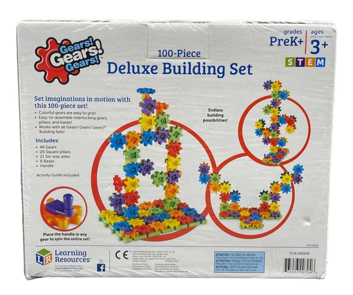 Learning Resources Gears! Gears! Gears! Deluxe Building Set - 100pc