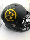 Pat Freiermuth Signed Steelers Eclipse Full Size Helmet Beckett Witnessed.