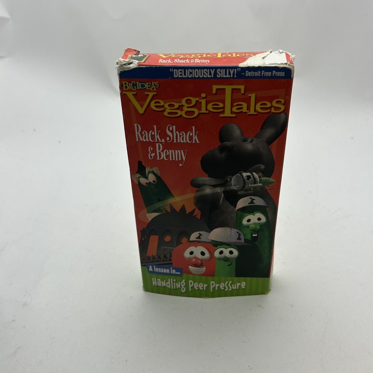 VeggieTales Rack Shack and Benny VHS Tape 1998 Lesson on Handling