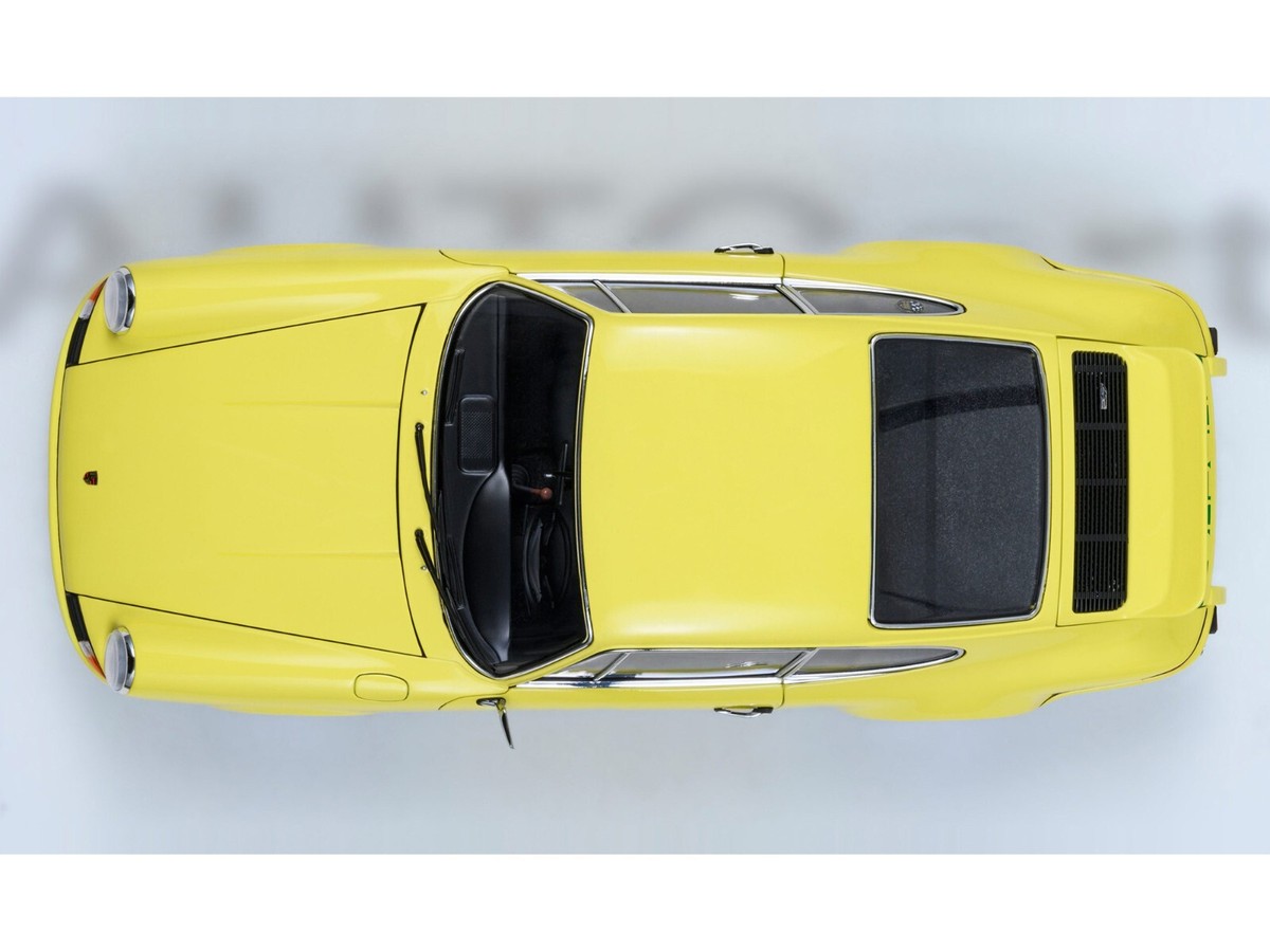 PORSCHE 911 CARRERA 2.7 RS LIGHT YELLOW 1/18 MODEL CAR BY AUTOART