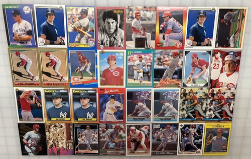 HAL MORRIS - Huge 32 different card lot! ROOKIE Topps-Fleer+ REDS, ROYALS+! $$$