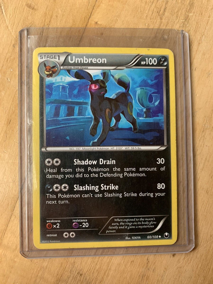 Pokémon Card TCG Umbreon Black & White Dark Explorers 60/108