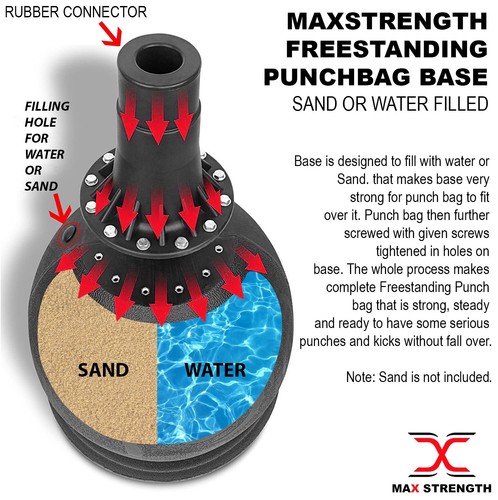 Free Standing Boxing Punching Bag Stand Kick Heavy MMA Martial Art Training - Picture 7 of 178
