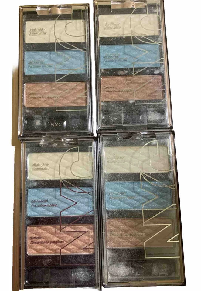 New NYC HD COLOR TRIO EYE SHADOW 793 WATER COLORS - Lot of 4 - Image 2 of 3
