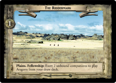4x  The Riddermark - 4U328 Ungraded The Two Towers