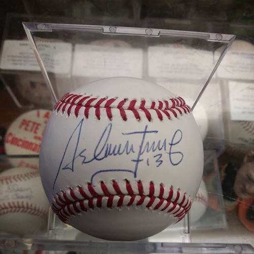 ASDRUBAL CABRERA Autographed ball. MLB Authentication. Sweet spot signed.
