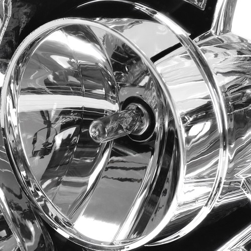 Headlights Assembly For 2003-2006 Ford Expedition Chrome Housing W/Bulbs Pair - Picture 11 of 13