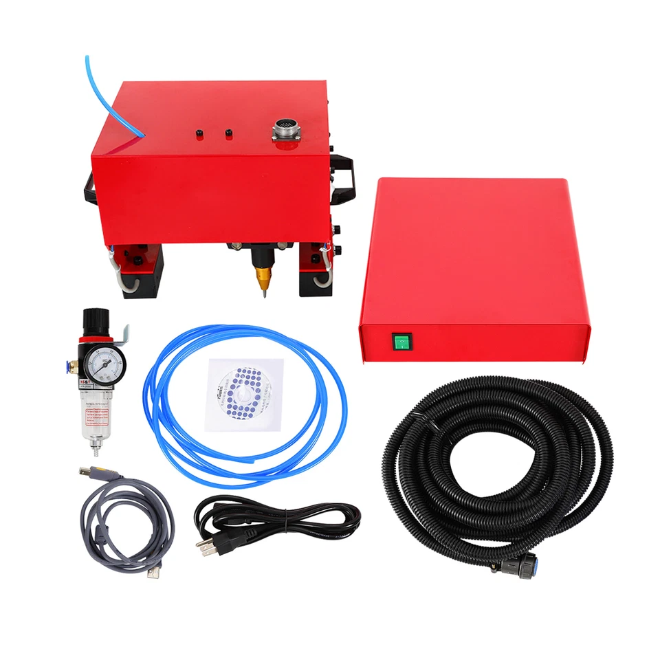 Portable handheld pneumatic dot peen marking machine VIN code 110*70mm US - Image 4 of 4