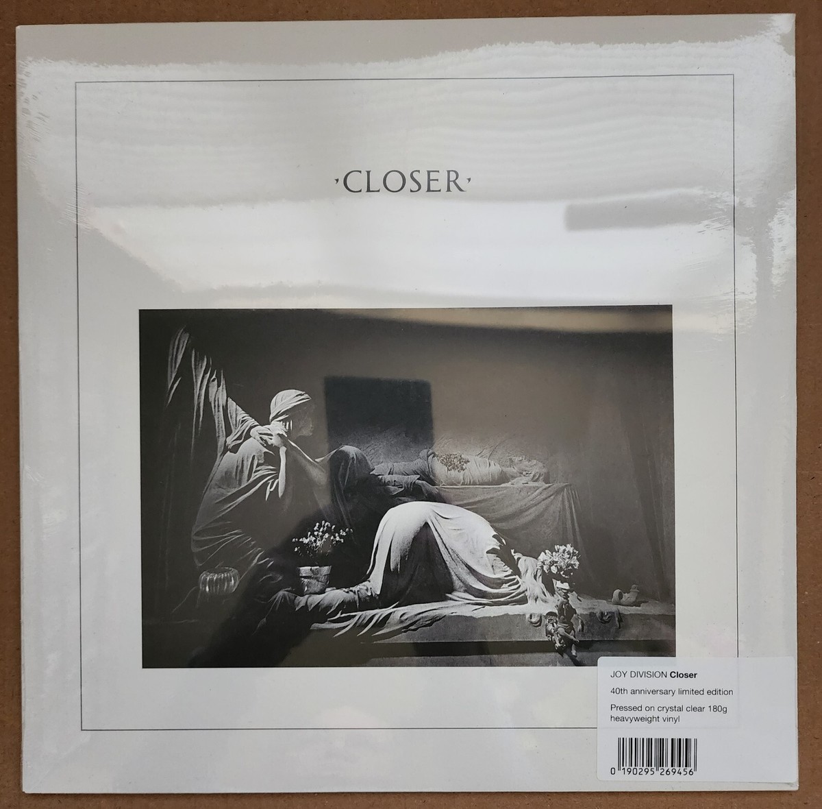 Joy Division: Closer - New 1 LP Crystal Clear 180 Gram Vinyl 