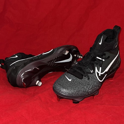 Nike Alpha Huarache NXT Black Metal Baseball Cleats DJ6517-010 BLK Size 7 - Picture 4 of 12