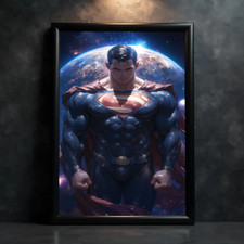 Superman Justice League DC Universe Poster Print - No Frame