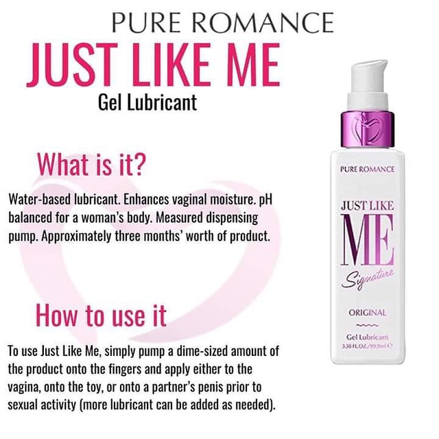 Pure Romance Just Like Me A Signature Gel Lubricant Fast - 