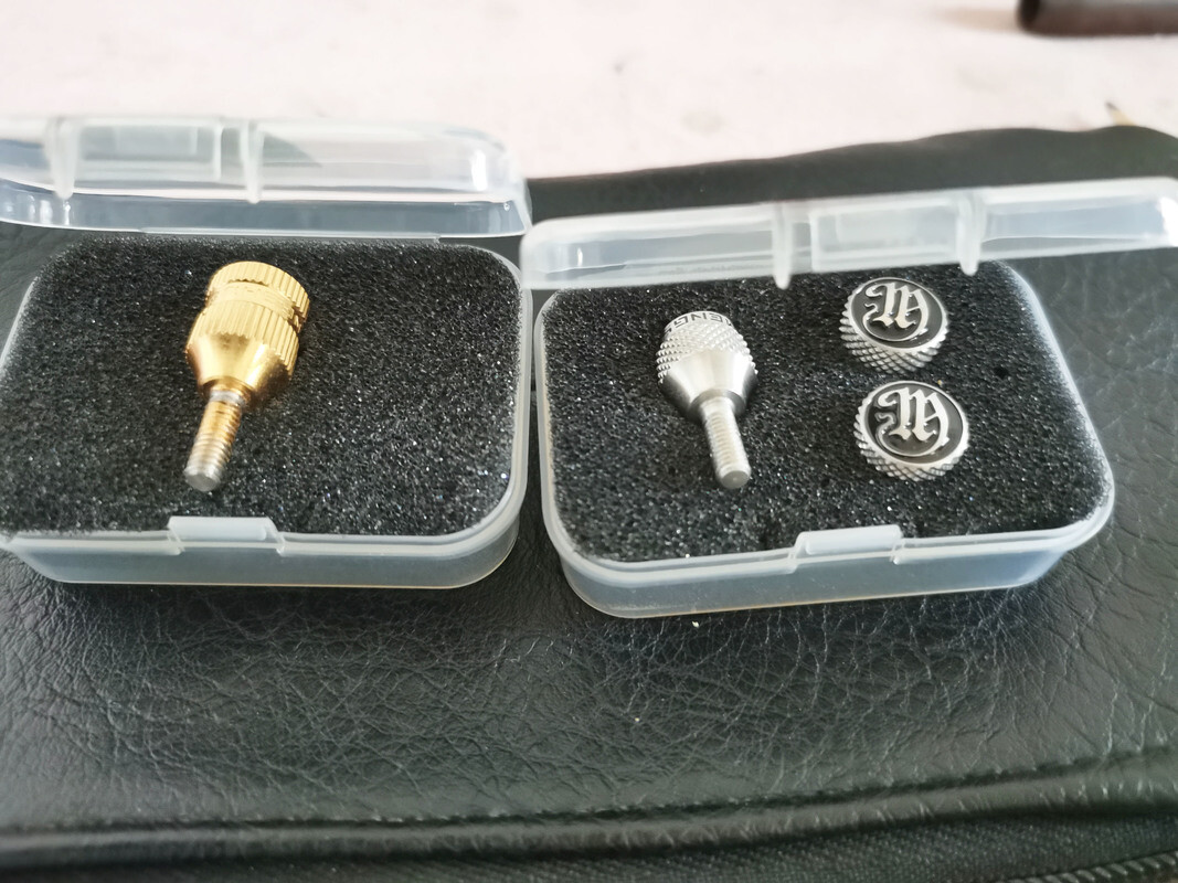 2 set Ergonomic Heavy Mass Saxophone Neck Screw for Yamaha Selmer Yanagisawa