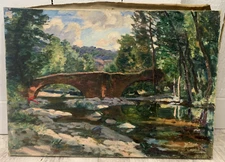 Oil On Canvas Post-Impressionist Landscape Signed Bottom Right FRANCE