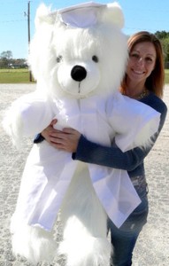 giant graduation bear