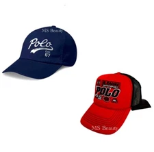 POLO Ralph Lauren Baseball Hat / Ball Cap / Racing Hat (Choose Your Style)