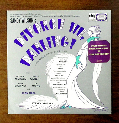 ''Divorce Me, Darling!'' 1965 London Cast LP (1981 U.S. Reissue) DRG DS-15009