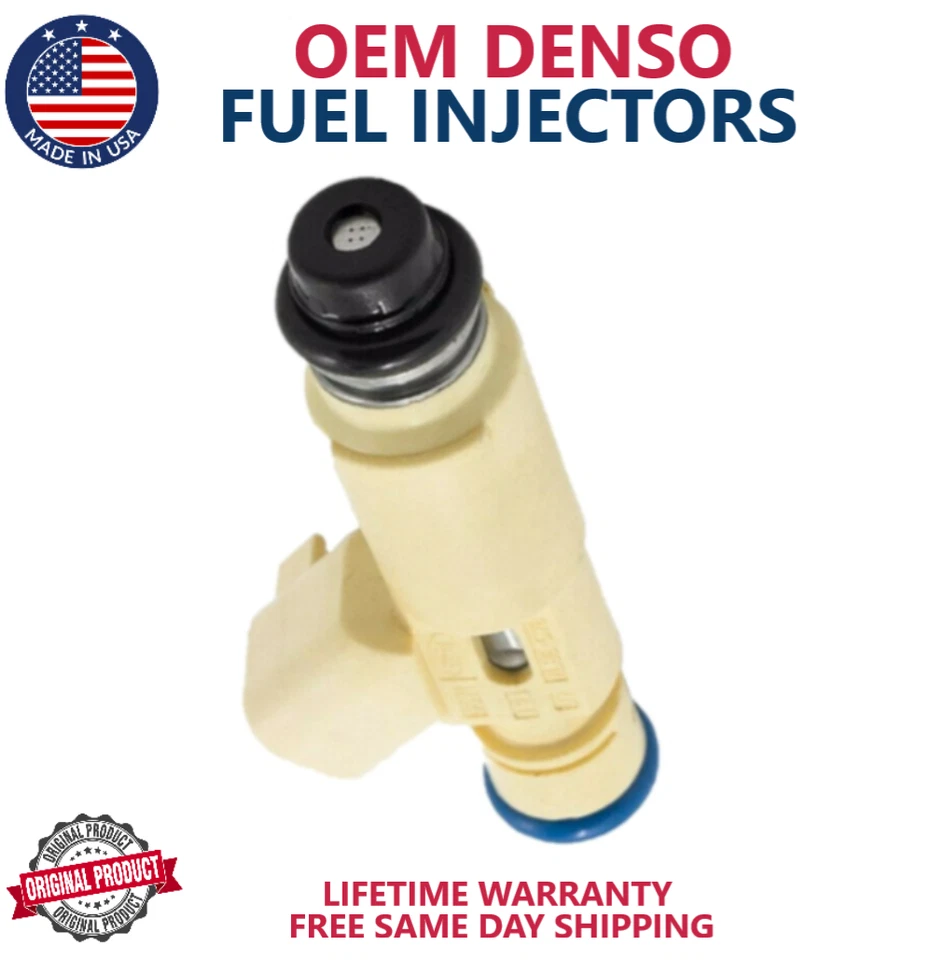 Inyectores de combustible X6 OEM DENSO para Mazda Tribute 2001, 2002, 2003, 2004 3,0 L V6 Foto 3 de 3